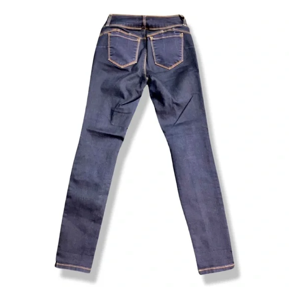 Woman's Wanna Betta Butt Jeans,Dark Blue,Skinny,Stretch Jeans - Picture 4 of 8